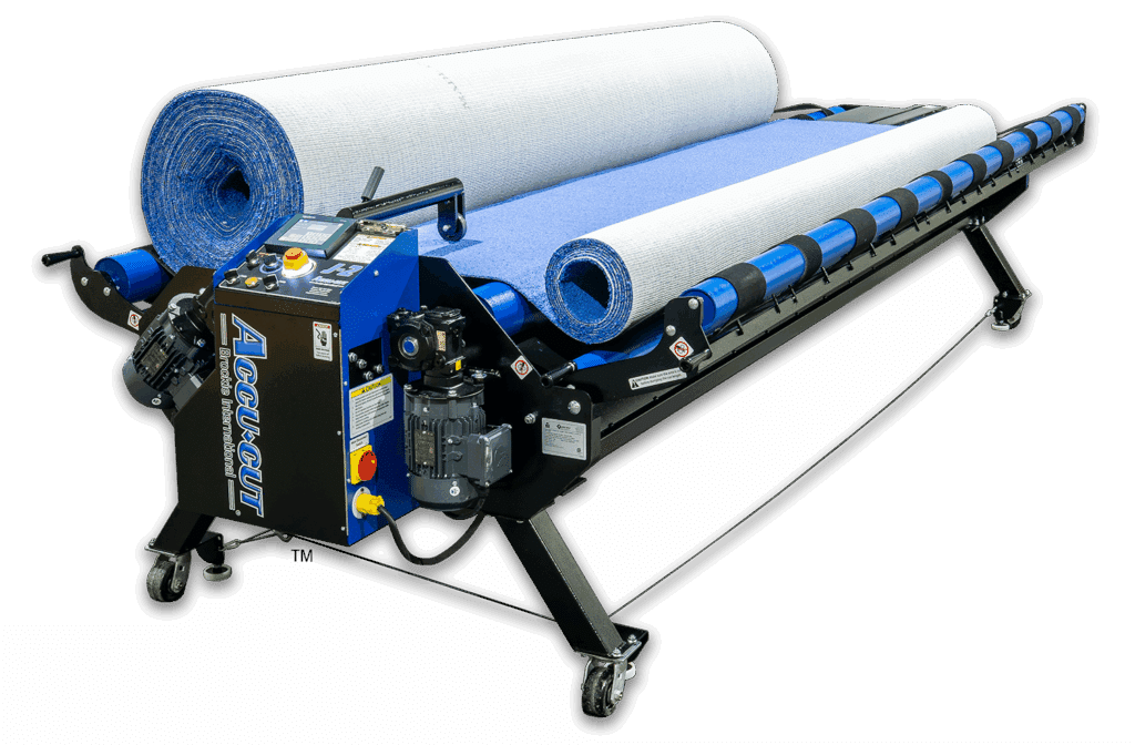 J-2 Carpet Cutting Machine with touchscreen - transparent