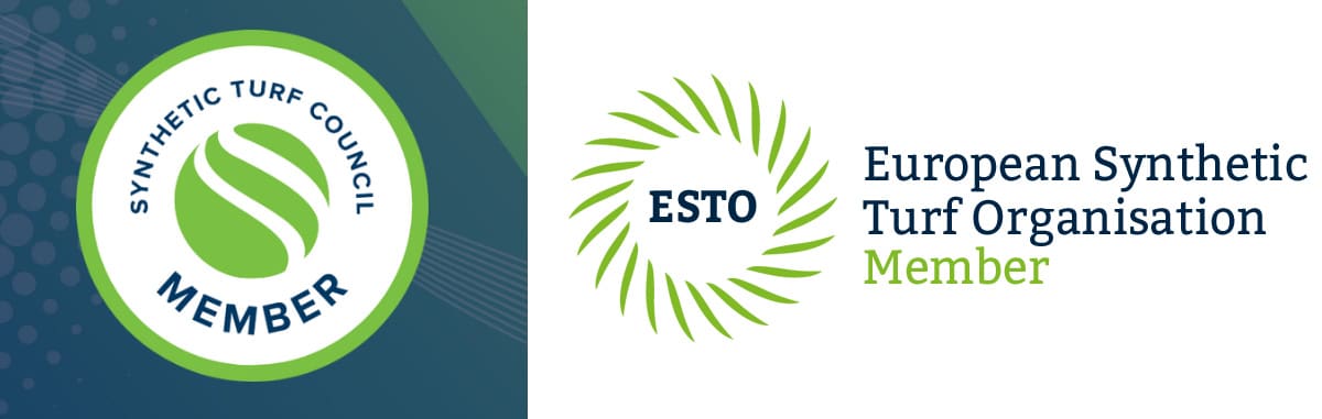 Synthetic Turf Council & ESTO Member Certifications Synthetic Turf Council member logo and European Synthetic Turf Organisation (ESTO) member logo
